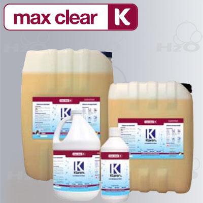 max clear, max clear klaren, quimicos para limpieza de alberca, productos quimicos para limpieza de piscina