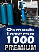 Purificadoras de agua con osmosis inversa de 1000 garrafones PREMIUM
